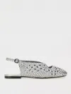 Hereu Empuria Metallic Slingback Sandal In Silver