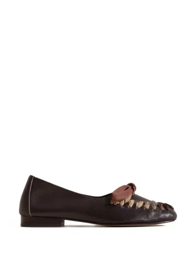 Hereu Juliol Foulard Loafers In Brown