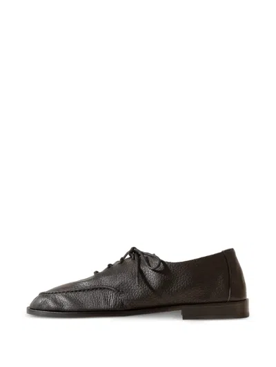 Hereu Juliol Lace-up Leather Loafers In Black