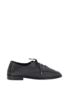 Hereu Black Leather Lace-ups In Multi