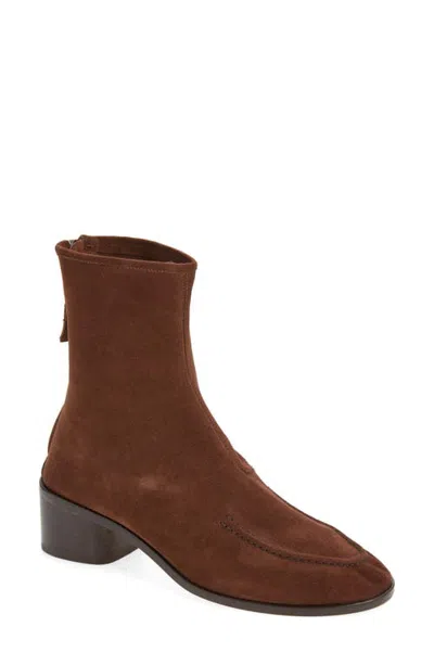 Hereu Juliol Leather Bootie In Brown