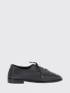 Hereu Black Leather Lace-ups In Black