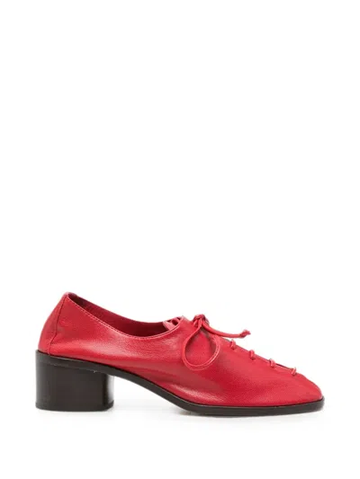 Hereu Lace-up Leather Shoes In Multi