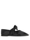 Hereu Prely Pointed Toe Flat In Black