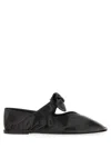 Hereu Prely Pointed Toe Flat In Black