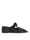 Hereu Women Shoe Llasada Crinkled In Black