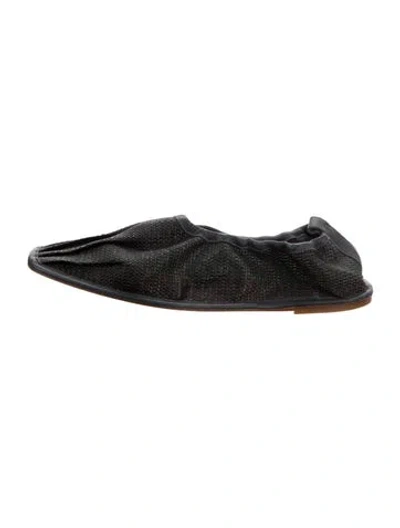 Pre-owned Hereu Leather Ballet Flats In Multi