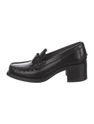 Pre-owned Hereu Leather In Black
