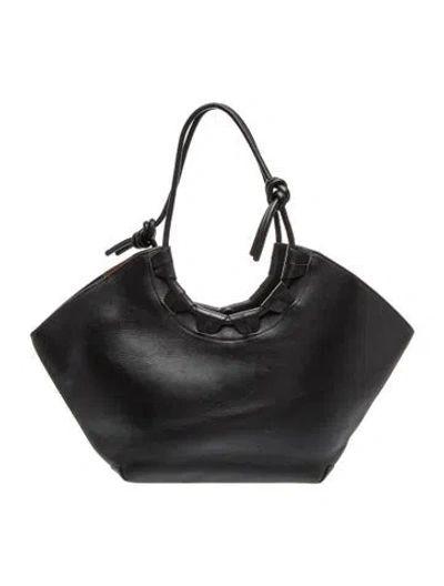 Pre-owned Hereu Leather Bucket Bag In Black