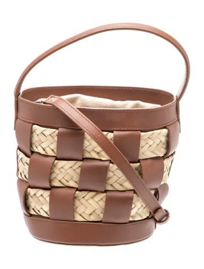 Pre-owned Hereu Leather Bucket Bag In Brown