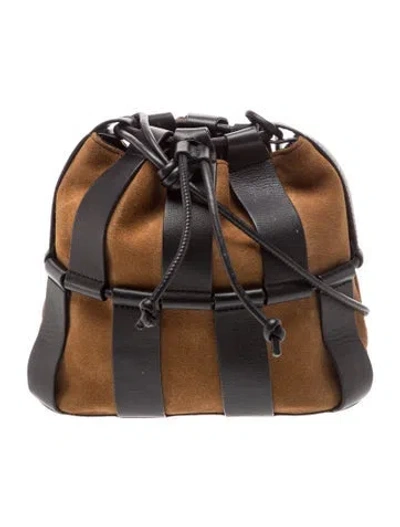 Pre-owned Hereu Leather Bucket Bag In Multi