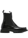 Hereu Leather Chelsea Boots In Black