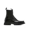 Hereu Leather Chelsea Boots In Black