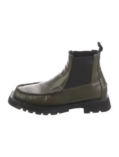 Pre-owned Hereu Leather Chelsea Boots In Brown