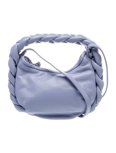 Pre-owned Hereu Leather Crossbody Bag In Blue
