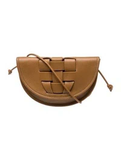 Pre-owned Hereu Leather Crossbody Bag In Neutrals