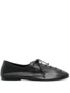 Hereu Luxurious Lambskin Moccasin Shoe In Black
