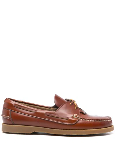 Hereu Leather Loafers In Brown