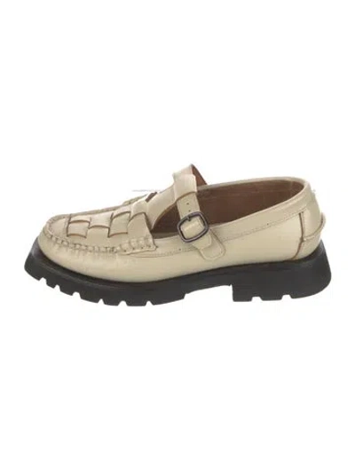 Pre-owned Hereu Leather Loafers In Neutral