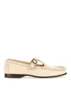 Hereu Buckle Detail Loafers In Neutral