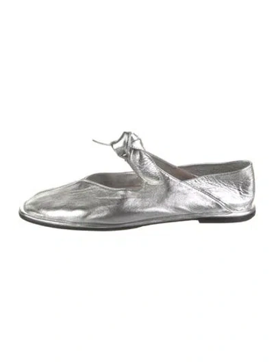 Pre-owned Hereu Leather Mary Jane Flats