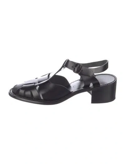 Pre-owned Hereu Leather Pumps In Black