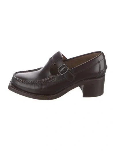 Pre-owned Hereu Leather Pumps In Brown