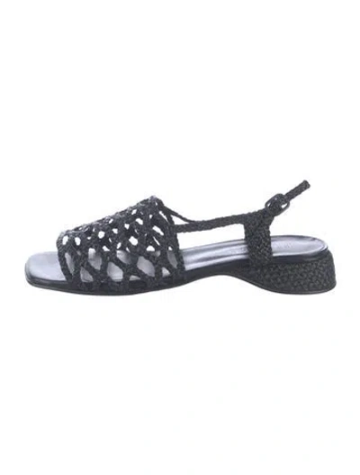 Pre-owned Hereu Leather Sandals In Blue