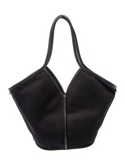 Pre-owned Hereu Leather Shoulder Bag In Blue