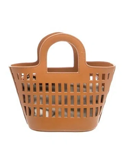 Pre-owned Hereu Leather Shoulder Bag In Brown