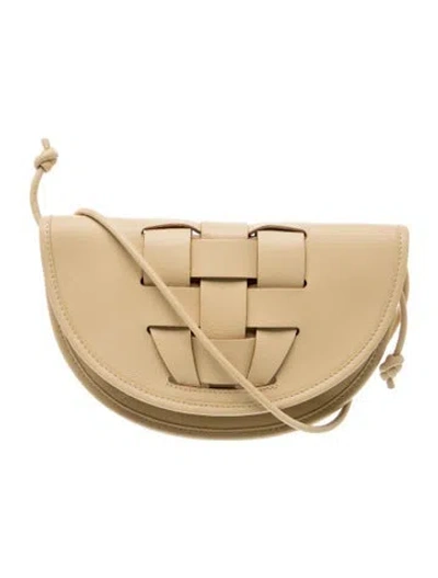 Pre-owned Hereu Leather Shoulder Bag In Neutrals