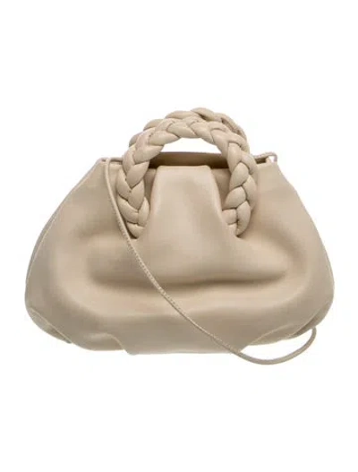 Pre-owned Hereu Leather Shoulder Bag In Neutrals