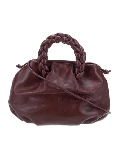 Pre-owned Hereu Leather Top Handle Bag In Brown