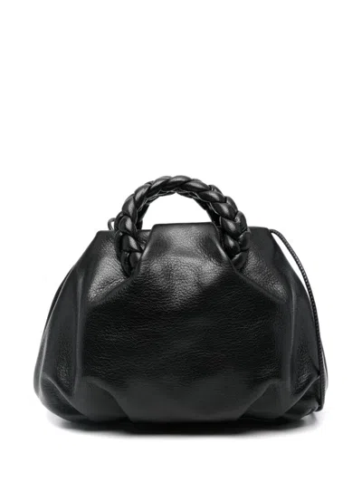 Hereu Leather Tote Bag In Black