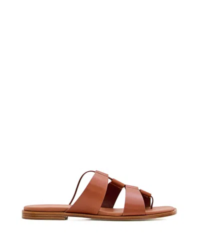 Hereu Lina Leather Sandals In Brown