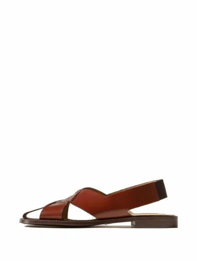 Hereu Llano Flat Sandals In Brown
