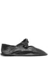 Hereu Llasada Leather Ballets In Black