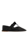 Hereu Women Shoe Llasada Crinkled In Black