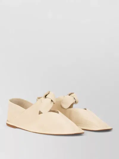 HEREU LOAFERS CUT OUT DESIGN FLAT SOLE KNOT