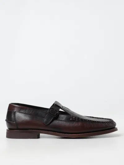 Hereu Black Alber Loafers In Braun