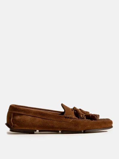 Hereu Castalla Driver Loafer In .002.26 Tabac