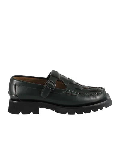 Hereu Logo Loafers In Black