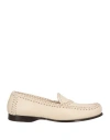 Hereu Man Loafers Ivory Size 9 Leather