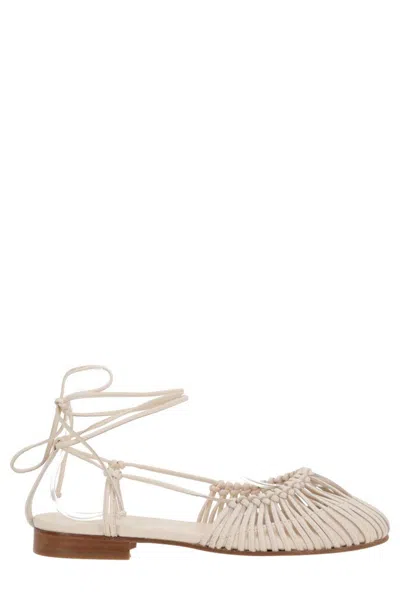 HEREU MANTERA CAGE FLAT SANDALS