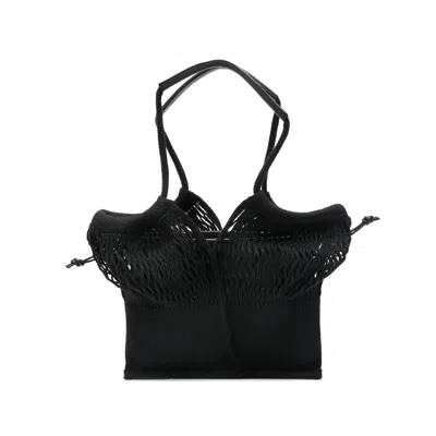 Hereu Maria Netted Tote Bag In Black