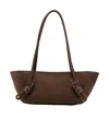 Hereu Medium Fleca Knotted Shoulder Bag In Brown