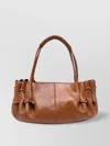 Hereu Medium Leather Shoulder Bag With Top Handle