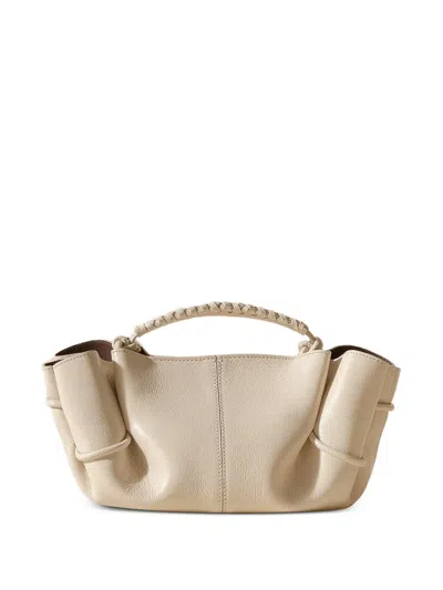 Hereu Arta Mini Leather Handbag In Neutral