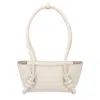 Hereu Mini Fleca Calf Leather Shoulder Bag In White
