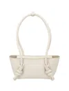 Hereu Mini Fleca Calf Leather Shoulder Bag In Neutral